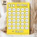 $1K 30 Days Savings Challenge Painting Poster, Bright Yellow Clear Layout Poster, Practical Saving Tracker To Develop Regular Saving Habits For Home_maomaolike.com