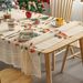 Christmas Tablecloth Modern Embroidery Lace Living Room Kitchen Rectangular Non Slip Decorative Cover Cloth Table Mat_maomaolike.com