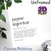 Nurse Injector Definition Painting Poster, Minimalist Black & White Text Art Poster, Honors Licensed Medical Injectors, Ideal For Medical Clinics And_maomaolike.com