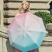 Gradient Color Folding Umbrella With UV Protection, 6 Ribs Casual Durable Lightweight Umbrella For Men & Women_maomaolike.com