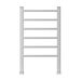 Electric Heated Towel Rack For Bathroom, Wall Mounted Towel Warmer, 6 Stainless Steel Bars Drying Rack_maomaolike.com