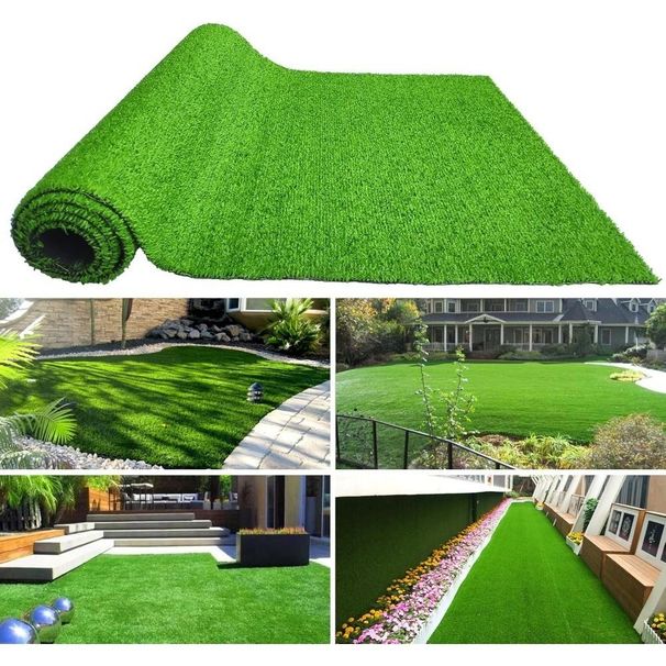 3FT *32FT Artificial Turf, Professional Dog Mat Large Turf Outdoor Carpet Terrace Pet Lawn, Artificial Carpet With Drainage Holes(Grass Height 0.78 Inches/2cm)_maomaolike.com