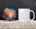 Colorful Petunias Large Sandstone Coasters Pack Of 4 Absorbent Round Coasters Decor Gifts For Men Or Women, 4 In, Multicolor_maomaolike.com
