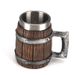 Munich October Oktoberfest Party German large barrel beer cup personalized handmade wood water cup large capacity mug_maomaolike.com