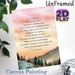 Inspirational Life Quote Painting Poster, Soft Watercolor Mountain Sunset Scene Poster, Encouraging Life Message Ideal For Home, Office, Living Room_maomaolike.com