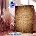 Edgar Allan Poe Quote Painting Poster, Vintage Aged Parchment-style Poster, Meaningful Love Quote Wall Art For Bedroom, Study Space_maomaolike.com
