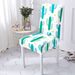 Nordic Style Stretchable Chair Covers - Floral Print, All-Season Use For Home/Dining Room/Hotel (4-Piece Set)_maomaolike.com