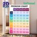 Pronoun Chart Painting Poster, Colorful Structured English Grammar Chart Poster, Practical For Learning English Pronouns, Suitable For Classrooms And_maomaolike.com