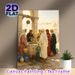 Middle Eastern Women At The Well Painting Poster, Warm-toned Realistic Oil Style Poster, Captivating Traditional Daily Life Decor Idea For Living_maomaolike.com