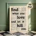 Inspirational Quote Painting Poster, Vintage Dictionary-style Bold Typographic Text Poster, Motivational Message Ideal For Home Office, Living Room_maomaolike.com