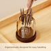 Vintage Storage Stainless Steel Fork Spoon Dessert Fruit Pick Jar Chopstick Holder Desktop Household_maomaolike.com