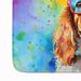 Cavalier Spaniel Hippie Dawg Memory Foam Kitchen Mat Machine Washable Anti-Fatigue Mat Cushion Comfort Bath Mat Or Kitchen Rug_maomaolike.com