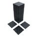 Plastic Interlocking Deck Tiles,44 Pack Patio Deck Tiles,12"x12" Square Waterproof Outdoor All Weather Use, Patio Decking Tiles For Poolside Balcony Backyard, Grey_maomaolike.com