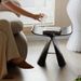 No-Assembly Living Room Butterfly Dressing Internet Celebrity Shoe Changing Stool Entrance Seatable Solid Wood Artistic_maomaolike.com