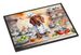 Redbone Coonhound The Chef Doormat Front Door Mat Indoor Outdoor Rugs For Entryway, Non Slip Washable Low Pile, 24H X 36W_maomaolike.com