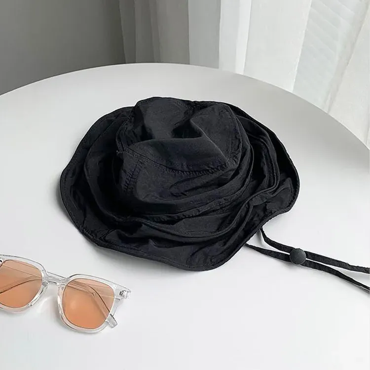 Hot Sale 2024 New Large Size Quick Drying Thin Light Nylon Fisherman Hat Bob Outdoor Sun Hats For Women Men Bucket Caps_maomaolike.com