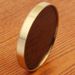 Inlaid Copper Wooden Black Ebony Solid Wood Cup Holder Creative Household Coaster Heat Insulation Mat Kung Fu Tea Set Accessories_maomaolike.com