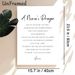 A Nurse's Prayer Painting Poster, Minimalist Black-and-White Typographic Poster, Inspirational Religious Verse For Medical Professionals, Ideal For_maomaolike.com