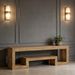 Center TV Stand, Vintage Entertainment Center Media Console Stand_maomaolike.com