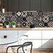 32-Piece Set Luxury Black Gold Moroccan Tile Stickers, Waterproof Peel And Stick Backsplash Decals For Kitchen Bathroom Wall Renovation_maomaolike.com