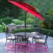9Ft 3-Tiers Outdoor Patio Umbrella With Crank And Tilt And Wind Vents For Garden Deck Backyard Pool Shade Outside Deck Swimming Pool_maomaolike.com