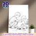Gentle Companions With Butterfly Painting Poster, Minimalist Line Art Poster, Tender Black-and-white Scene Of Two Figures With Butterfly And Wild_maomaolike.com