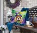 Cocker Spaniel King Of Mardi Gras Throw Pillow Machine Washable, Indoor Outdoor Decorative Pillow For Couch, Bed Or Patio, 18Hx18W_maomaolike.com