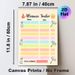 Allowance Tracker Painting Poster, Colorful Chore-themed Illustrated Poster, Practical Tool To Track Chores And Corresponding Earnings For Home_maomaolike.com