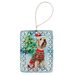 Wheaten Terrier Christmas Porcelain Ornament Christmas Tree Hanging Decorations For Home Christmas Holiday, Rectangle, Gift, Multicolor_maomaolike.com