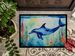Dolphin Doormat Front Door Mat Indoor Outdoor Rugs For Entryway, Non Slip Washable Low Pile, 24H X 36W_maomaolike.com