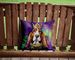 Basset Hound King Of Mardi Gras Throw Pillow Machine Washable, Indoor Outdoor Decorative Pillow For Couch, Bed Or Patio, 14Hx14W_maomaolike.com