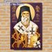 Orthodox Saint Religious Painting Poster, Intricate Traditional Orthodox Icon Style Poster, Richly Adorned Saint With Angels And Sacred Book, Elegant_maomaolike.com