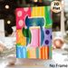 Abstract Cat Silhouette Painting Poster, Vibrant Watercolor Style Poster, Artistic Abstract Cat Design With Colorful Geometric Elements, Ideal For_maomaolike.com