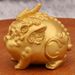 Gold-Plated Cute Chubby Unicorn Pixiu Home Office Desktop Decoration Metal Ornament Craft_maomaolike.com