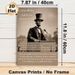 Gettysburg Address Painting Poster, Vintage Sepia-toned Historical Speech Scene Poster, Features Classic Address Excerpt, Ideal For Study_maomaolike.com