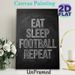 Football Themed Painting Poster, Chalkboard-style Monochrome Text Poster, Sports-inspired Daily Slogan Decor Ideal For Bedroom, Game Room Or_maomaolike.com