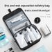 Business Gift Men's Toiletry Portable Travel Storage Large Capacity Waterproof Foldable Makeup Bag Dry Wet Separation_maomaolike.com
