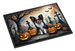 Papillon Spooky Halloween Doormat Front Door Mat Indoor Outdoor Rugs For Entryway, Non Slip Washable Low Pile, 24H X 36W_maomaolike.com