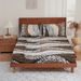 Wild Animal Print 3D Fitted Sheet Set - Leopard Tiger Pattern Polyester Stretchable Bed Cover With Pillowcases_maomaolike.com