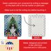 Japanese Chin Christmas Reindeer Porcelain Ornament Christmas Tree Hanging Decorations For Home Christmas Holiday, Rectangle, Gift, Multicolor_maomaolike.com