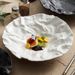 Wrinkled Deep Dish Bowl Japanese Style Tableware Western Salad Ceramic High-End Plate Household 2025 New Model_maomaolike.com