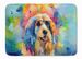 Afghan Hound Hippie Dawg Memory Foam Kitchen Mat Machine Washable Anti-Fatigue Mat Cushion Comfort Bath Mat Or Kitchen Rug_maomaolike.com