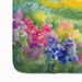 Massachusetts Mayflowers In Watercolor Memory Foam Kitchen Mat Machine Washable Anti-Fatigue Mat Cushion Comfort Bath Mat Or Kitchen Rug_maomaolike.com