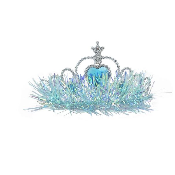 Soochat Happy New Year Headband Tiara New Year Headband Hair Hoop Headdress With Tinsel New Year Eve Party Supplies 7.5cm*16cm 12pcs_maomaolike.com