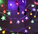 LED Star Atmosphere Camping String Round Balls Birthday Decoration Bedroom Internet Celebrity Decor Small Colorful_maomaolike.com
