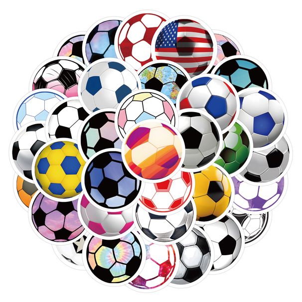 60 pieces of football stickers to decorate notebooks, skateboards, luggage, cars, graffiti sports football stickers_maomaolike.com