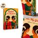 Gajra Themed Painting Poster, Warm-toned South Asian Folk Art Poster, Cultural Decorative Piece Suitable For Home Walls And Cultural Event Spaces_maomaolike.com