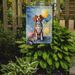 Brittany Spaniel Happy Birthday Garden Flag Mailbox Flag Decorative Yard Flag Banner Outside Patio Artwork Yard Flower Beds, Garden Size, Multicolor_maomaolike.com