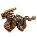 Vintage Brass Zodiac Handheld Cute Cartoon Tea Pet Decoration Solid Dragon Desktop Small Ornament_maomaolike.com