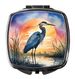 Blue Heron Setting Sun Compact Mirror Decorative Travel Makeup Mirror For Women Girls Gifts Pocket Makeup Mirror Folding Handheld_maomaolike.com
